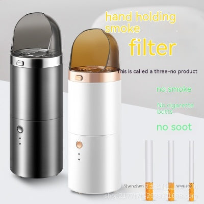 Small Air Purifier Handheld Ashtray