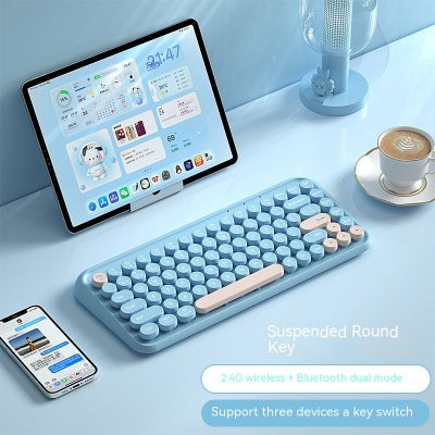 Three-mode Wireless Bluetooth Keyboard And Mouse Set